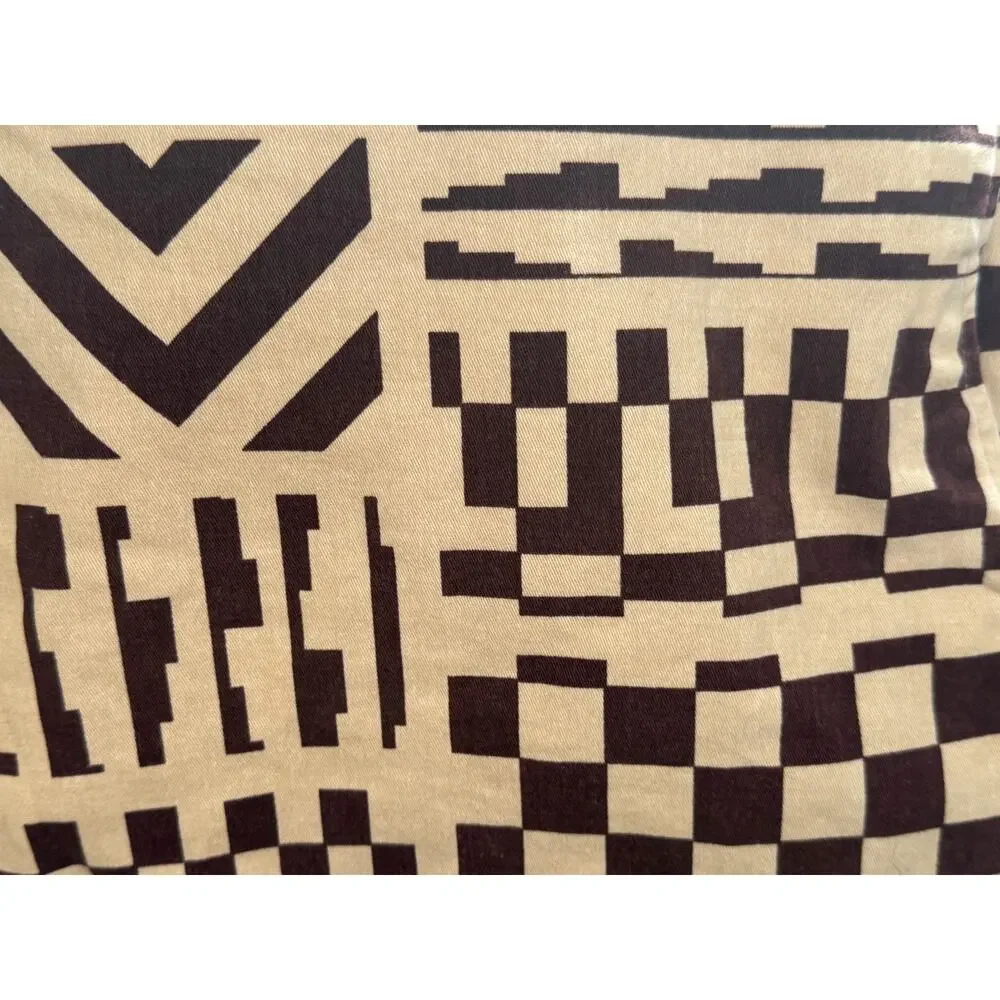 Forever 21 Men Geometric Patchwork Shorts, Size 2XL